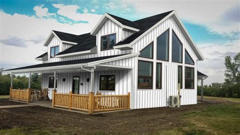 white sheet metal siding|white metal siding farmhouse.